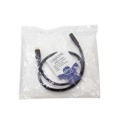 LogiLink USB-kabel USB 2.0 USB-micro-B stekker, USB-micro-B bus 0.50 m Zwart CU0120 LogiLink USB-kabel USB 2.0 USB-micro-B stekker, USB-micro-B bus 0.50 m Zwart CU0120
