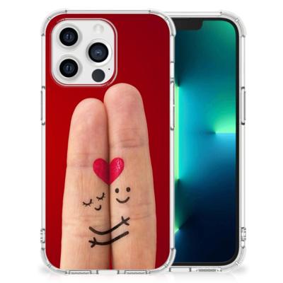 Apple iPhone 13 Pro Anti Shock Bumper Case Liefde - Origineel Romantisch Cadeau