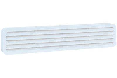 Kunststof deur ventilatierooster 451,5x91,7 mm wit