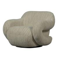 WOOOD Fauteuil 'Folke' Chenille, kleur Naturel Melange - thumbnail