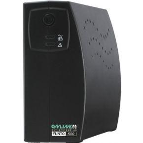 ONLINE USV-Systeme YUNTO 500 Line-Interactive 500VA 3AC-uitgang(en) Compact Zwart UPS