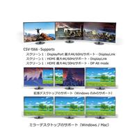 Club 3D USB Gen1 Type-C Triple Display DP Alt mode + Displaylink Dynamic PD Charging Dock + 120 Watt PS dockingstation - thumbnail