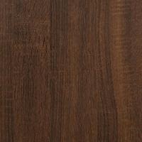 Wandschap CD 100x18x18 cm bewerkt hout bruin eikenkleur - thumbnail