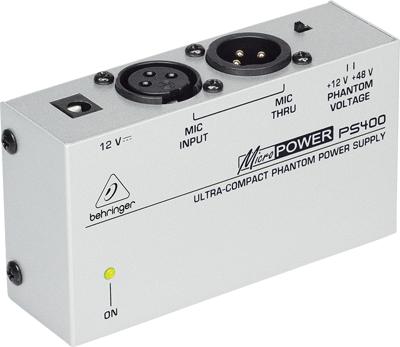 Behringer Micropower PS400 Fantoomvoeding