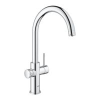 GROHE Blue Home Duo C Bruisend Water Keukenmengkraan Tweegreeps 1 Gats Chroom - thumbnail