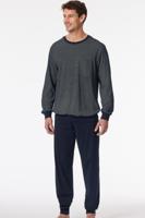 Schiesser Schiesser Pyjama Long midnight blue 182197 52/L - thumbnail
