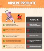 Poppenwagen Jogger Lola - Pink Jeans - thumbnail