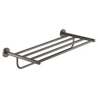 Handdoekrek GROHE Essentials Hard Graphite Geborsteld - thumbnail