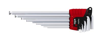 Wiha 43851 Zeskant Haakse schroevendraaierset 1.5 mm, 2 mm, 2.5 mm, 3 mm, 4 mm, 5 mm, 6 mm, 8 mm, 10 mm 9-delig Wiha 43851 Zeskant Haakse schroevendraaierset 1.5 mm, 2 mm, 2.5 mm, 3 mm, 4 mm, 5 mm, 6 mm, 8 mm, 10 mm 9-delig