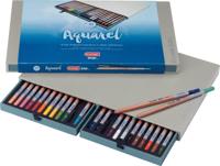 Aquarelpotlood bruynzeel design set 24 kleuren | 4 stuks - thumbnail