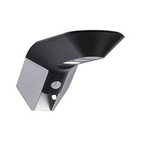 Paulmann 94250 Soley Wandlamp op zonne-energie met bewegingsmelder Energielabel: G (A - G) 1.22 W Warmwit Antraciet - thumbnail