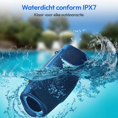 Dankzij de draagbare Bluetooth®-luidsprekers Medion 50077072 Blauw 4 W