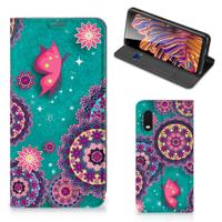 Samsung Xcover Pro | Bookcase | Cirkels en Vlinders - thumbnail