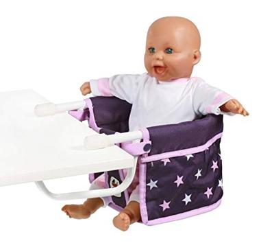 Poppen Tafelstoeltje - Stars Lila