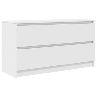 Tv-meubel 100x35x54 cm bewerkt hout wit