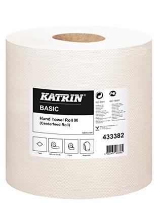 KATRIN handdoekrol towel roll white 1-ply 18.5 x 300 m - thumbnail
