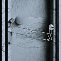 Handdoekrek met stang Berilo Metaal Staal ABS 54 x 15 x 6,5 cm Dubbel (12 Stuks) - thumbnail