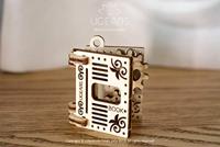 Ugears sleutelhangers U-Fidget 4 x 5 cm hout naturel 4-delig - thumbnail