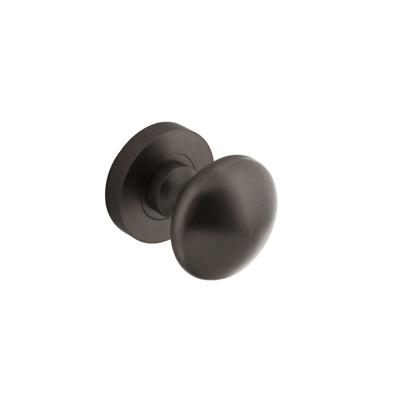 Intersteel | Knop op rozet | 52x10mm | Antraciet Grijs