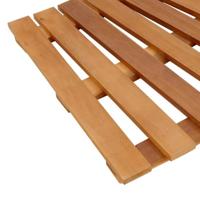 Hottub-ombouw poly rattan massief acaciahout grijs - thumbnail