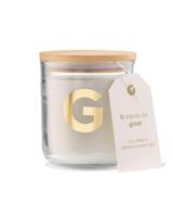 HEMA Kaars in glas Ø8x10cm letter G - thumbnail