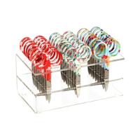 Face & Nail nagelschaar bloemen assorti display 24 stuks - thumbnail