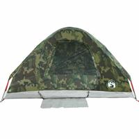 Koepeltent 4-persoons waterdicht camouflage - thumbnail