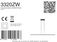 Steinhauer XXL led hanglampBande zwart - 3320ZW - thumbnail