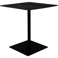 Dutchbone Vierkante Bistrotafel 'Braza' 70 x 70cm, kleur Zwart - thumbnail