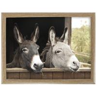 Schootkussen - Laptray - 2 Ezels (43 x 33 cm) - thumbnail