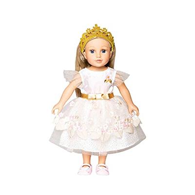 Heless Poppenjurk prinses met kroon, 28-35 cm