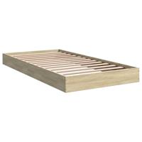 Bedframe zonder matras hout sonoma eikenkleurig 100x200 cm - thumbnail