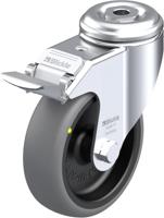 Blickle LKRA-TPA 101G-11-FI-ELS Zwenkwiel met rem Wieldiameter: 100 mm Draagvermogen (max.): 70 kg 1 stuk(s) - thumbnail