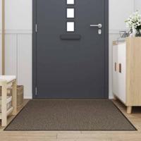 Deurmat 115x200 cm bruin - thumbnail