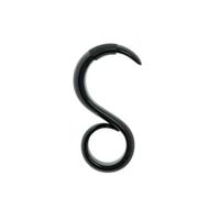 Alessi STAYSAFE sleutelring zwart - thumbnail