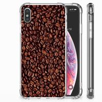 Apple iPhone Xs Max Beschermhoes Koffiebonen - thumbnail