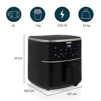 Princess 182238 Digitale Heteluchtfriteuse 4L 1350W Zwart - thumbnail