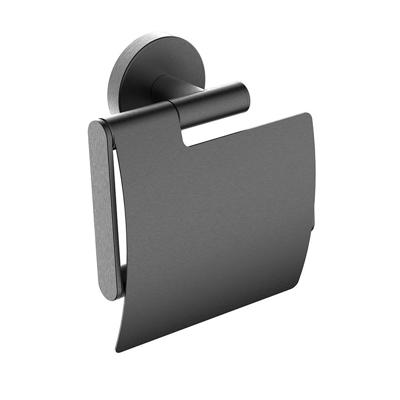 Wiesbaden Toiletrolhouder Alonzo Met Klep Gunmetal Wiesbaden Toiletrolhouder Alonzo Met Klep Gunmetal
