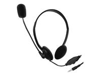 Hoofdtelefoon met microfoon Ewent EW3567 Zwart (1 Stuks) - thumbnail