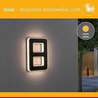 Paulmann 79849 4000870798492 Huisnummerlamp op zonne-energie Energielabel: G (A - G) 0.20 W Warmwit Zwart - thumbnail