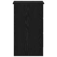 Bureau 90x45x76 cm spaanplaat zwart eikenkleurig - thumbnail