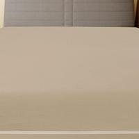 VidaXL Hoeslakens jersey 2 st 160x200 cm katoen taupe - thumbnail