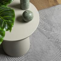 Vloerkleed IZA laagpolig Scandinavisch 140x200 cm grijs - thumbnail