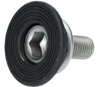 Shimano Crank bevestigingsbout met afdekkap fc-tx501 / fc-ty501 - zwart/zilver - thumbnail