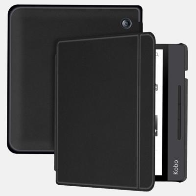 Lunso Kobo Libra H20 hoes (7 inch) - sleepcover - Zwart