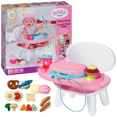 BABY born kinderstoel met lunch