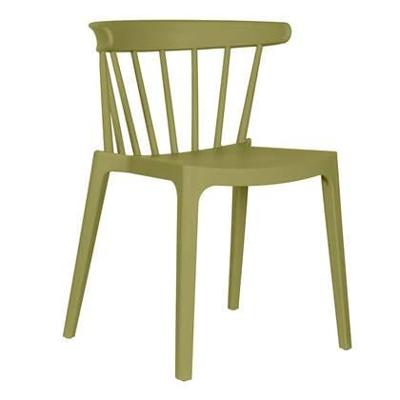 Woood Bliss spijlenstoel Matcha Green