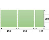 Interline ondertapijt 6,10 x 3,60 m (ovaal) - thumbnail
