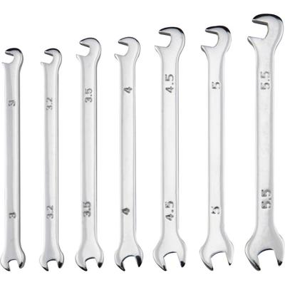 Donau Elektronik 900 Dubbele steeksleutelset 7-delig Sleutelbreedte (metrisch) 3 - 5.5 mm