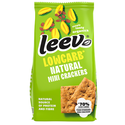 Leev Lowcarb mini crackers natural bio 85 Gram
